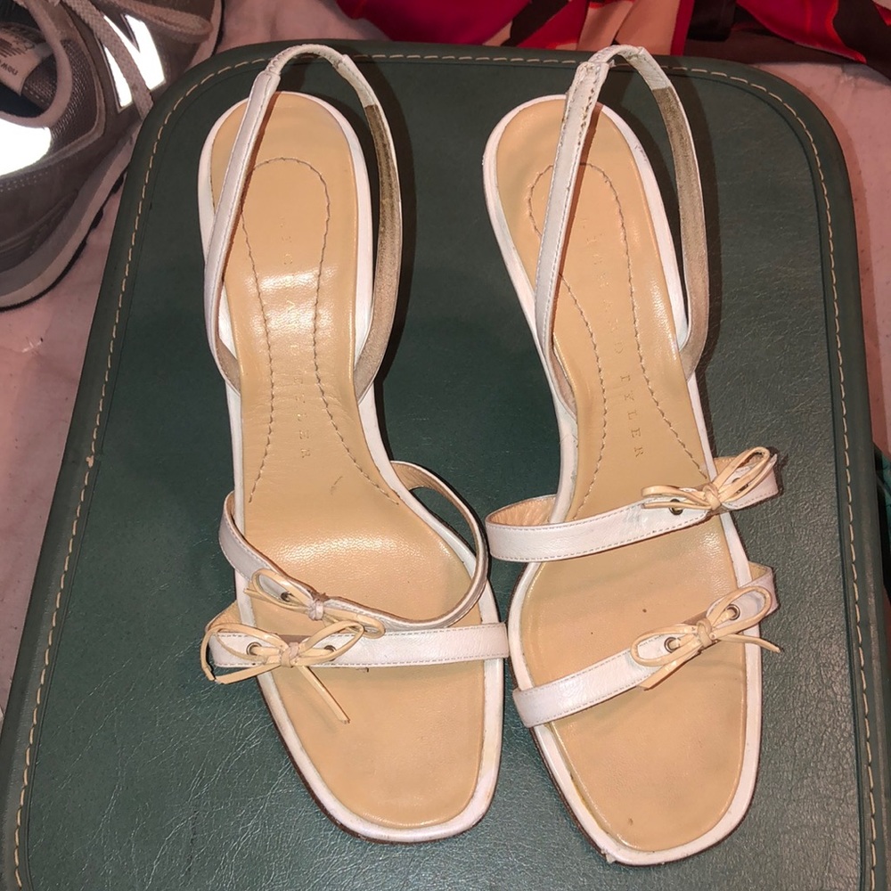 Sling back sandals by Richard Tyler